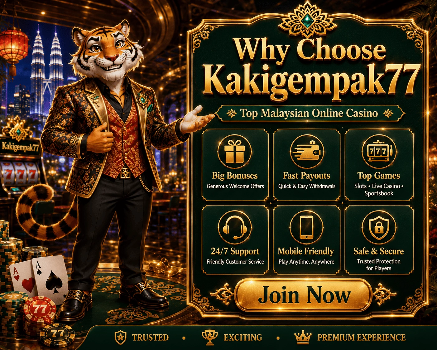Peta laluan pengguna baharu Peta laluan mudah alih dengan bahagian kasino, slot, bonus, aplikasi dan log masuk sebagai kad navigasi yang jelas